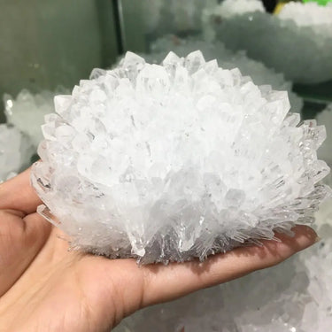 Healing Natural White Crystal Cluster-Your Soul Place